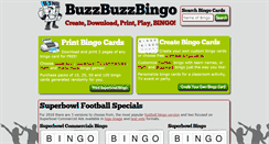Desktop Screenshot of buzzbuzzbingo.com